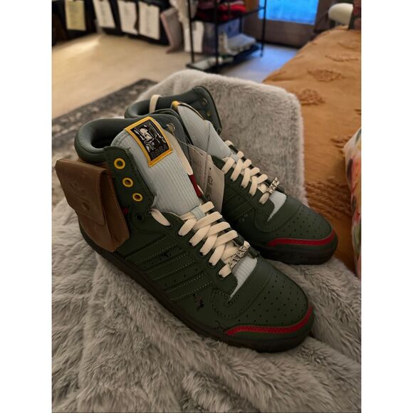 Rare Sold Out NWT Boba Fett Adidas trainers - Picture 10 of 12